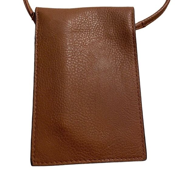 Crossbody 7 x 4” tan double compartment bag - Picture 4 of 15